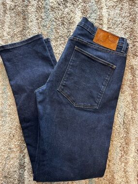 Naked & Famous Denim Dark Indigo Slim Straight Jeans
